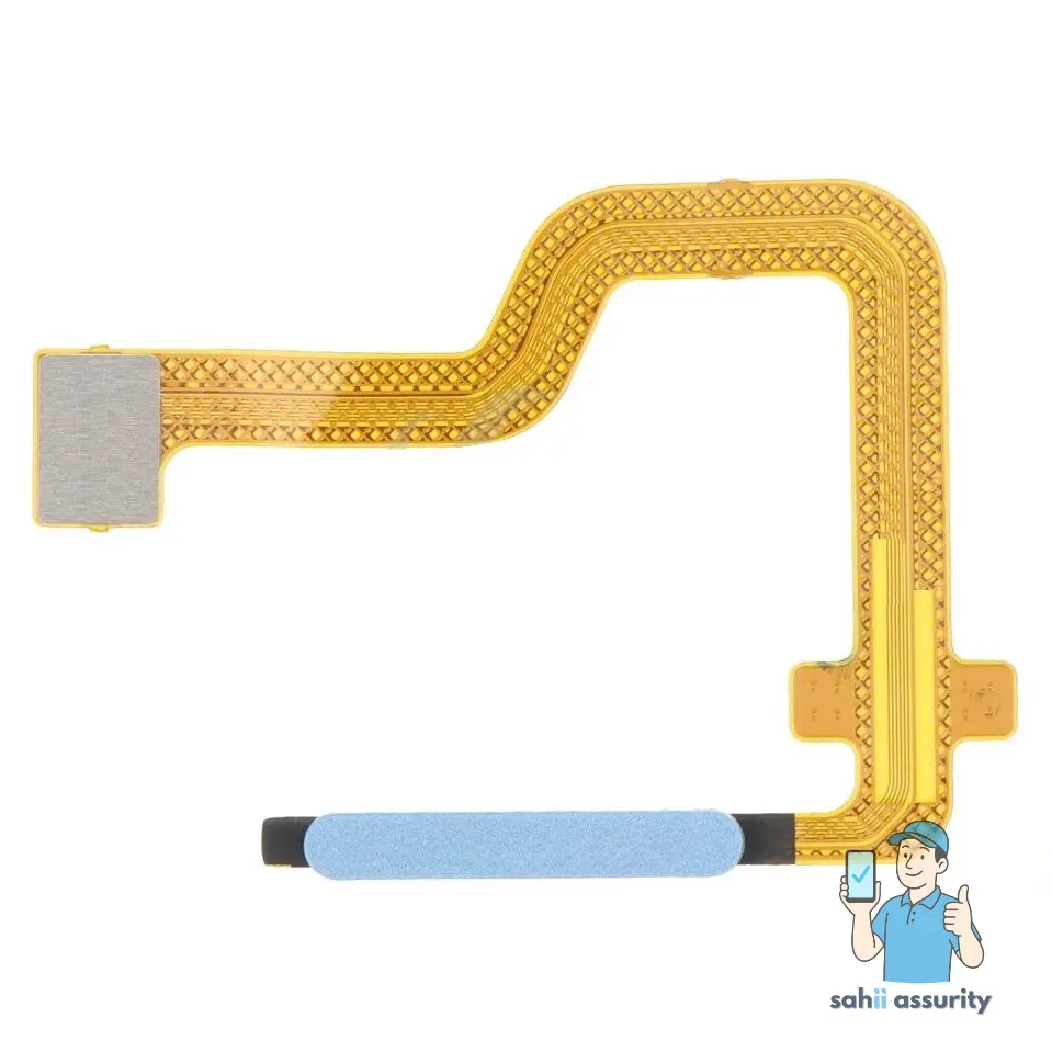 Fingerprint Sensor with Flex Cable for Motorola Moto G54 5G Blue